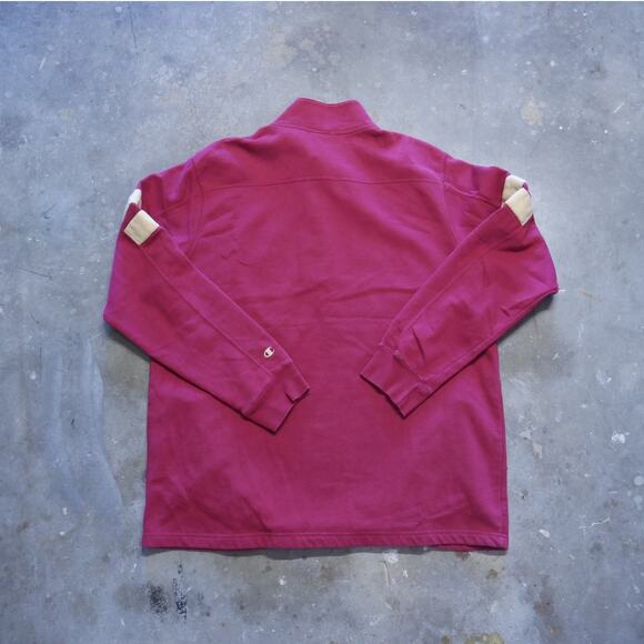 Boston College Champion Heritage Football Crewneck Sweatshirt Maroon 63 - Picture 6 of 6